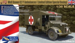 Gecko Models 35GM0070 Well Known K2/Y Ambulances (Limited Edition Special Boxing) 1/35