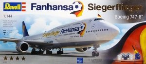 Revell 01111 Boeing 747-8 Lufthansa Fanhansa Siegerflieger (1:144)