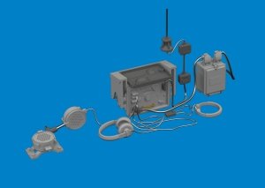 Eduard 635038 Sd. Kfz. 250 radio equipment PRINT TAKOM 1/35