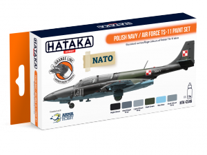 Hataka HTK-CS46 Polish Navy / Air Force TS-11 paint set (6x17ml)