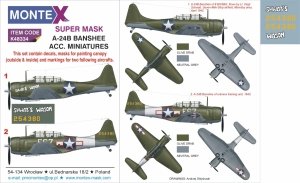 Montex K48334 A-24 BANSHEE 1/48