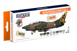 Hataka HTK-CS60 Modern Portuguese AF paint set vol. 2 (8x17ml)