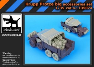 Black Dog T35074 Krupp Protze big accessories set 1/35
