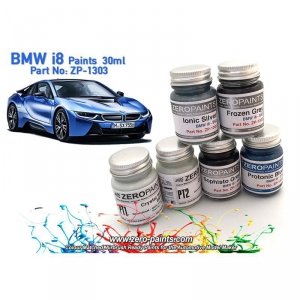 Zero Paints ZP-1303-IR-SIL Ionic Silver with highlight BMW i blue 30ml