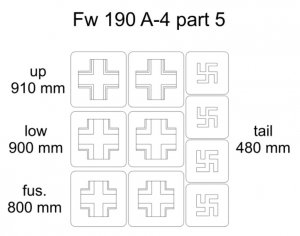 Omask 23007 Fw 190 A-4 part 5 1/32