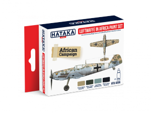 Hataka HTK-AS06 Luftwaffe in Africa paint set 4x17ml