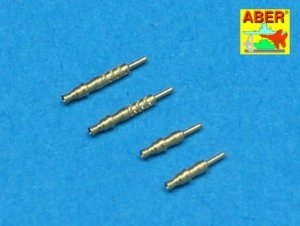 Aber A48 003 Set of 4 barrels tips for German 7,92 mm MG 17 aircraft machine guns (1:48)