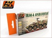 AK Interactive AK558 Iraq And Afghanistan Acrilic Set