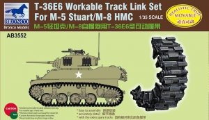 Bronco AB3552 T-36E6 Workable Track Set For M-5/M-8 Stuart 1/35