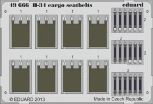 Eduard 49666 H-34 cargo seatbelts 1/48 GALLERY MODELS