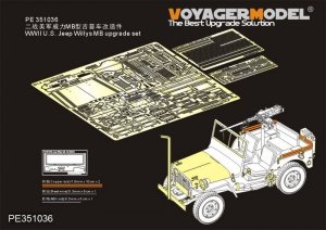 Voyager Model PE351036 WWII U.S. Jeep Willys MB upgrade set（For MENG VS-011）1/35