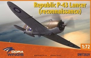 Dora Wings 72029 Republic P-43 Lancer (Reconnaissance) 1/72