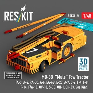 RESKIT RSK48-0024 MD-3B Mule Tow Tractor (3D Printed model kit) 1/48