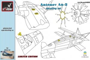 Armory Models peA4808 Antonov An-2 Colt superdetailing set 1/48