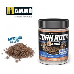 AMMO of Mig Jimenez 8421 CREATE CORK Cork Rock Medium 100ml