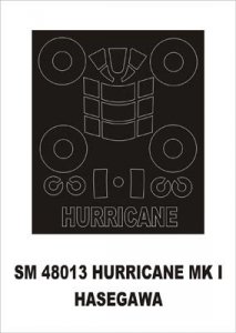 Montex SM48013 Hurricane Mk I-IV HASEGAWA