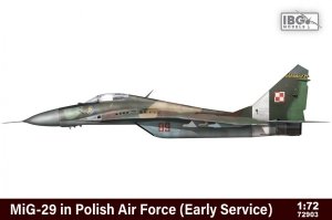 IBG 72903 MiG-29 in Polish Air Force (Early Service) (LIMITED EDITION, will include additional 3d printed parts) 1/72
