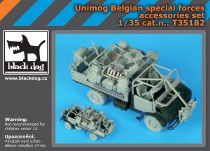 Black Dog T35182 Unimog Belgian special forces accessories set 1/35