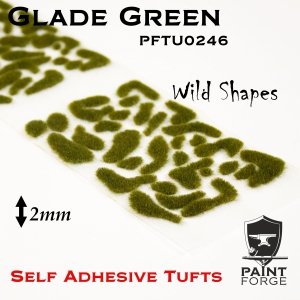 Paint Forge PFTU0246 Tufts: Wild Glade Green 2mm