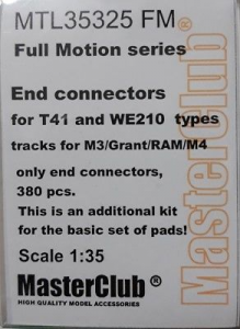 MasterClub MTL-35325 FM Full Motion End connectors for M3 Lee/Grant/RAM T41 and WE210 types Track - only end connectors / 1 1/35