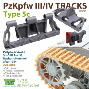 T-Rex Studio TR85023 PzKpfw.III/IV Tracks Type 5c 1/35