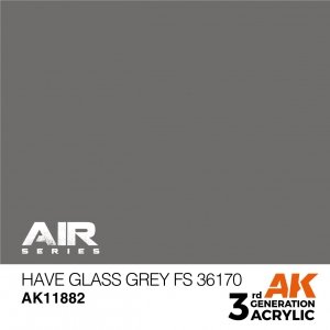 AK Interactive AK11882 HAVE GLASS GREY FS 36170 – AIR 17 ml