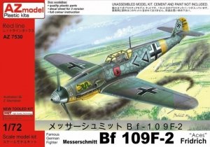 AZmodel AZ7530 Messerschmitt Bf-109F-2 Aces 1/72
