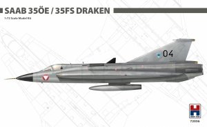 Hobby 2000 72056 Saab 35ÖE/35FS Draken ( HASEGAWA + CARTOGRAF + MASKI ) 1/72