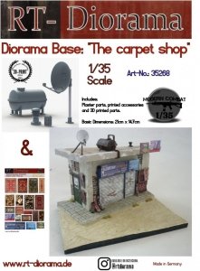 RT-Diorama 35268 Diorama-Base: The carpet shop 1/35
