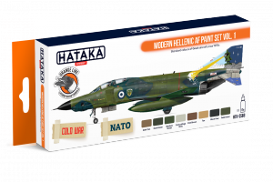 Hataka HTK-CS68 ORANGE LINE – Modern Hellenic AF paint set vol. 1 8x17ml
