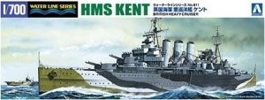 Aoshima 05673 HMS Kent British Heavy Cruiser 1/700