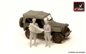 Armory Models F7201 RKKA officers with map (WWII) 1/72