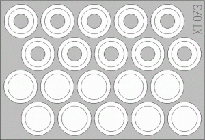 Eduard XT073 M-113 wheel mask 1/35 ACADEMY