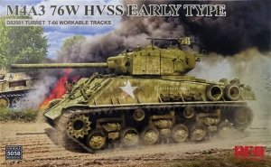 Rye Field Model 5058 M4A3 76W HVSS EARLY TYPE 1/35