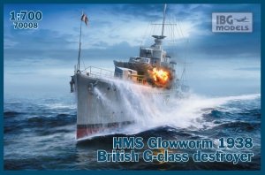 IBG 70008 HMS „Glowworm” (1938) G-Class Destroyer 1/700