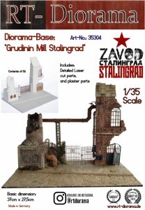 RT-Diorama 35304 Diorama-Base: Grudinin Mill Stalingrad 1/35