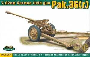 ACE 72571 7,62сm German Field Gun Pak.36 (r) 1/72