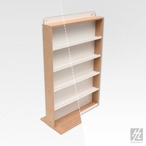Hobby Zone HZ-s4s Modułowy Wieszak na Farby x5