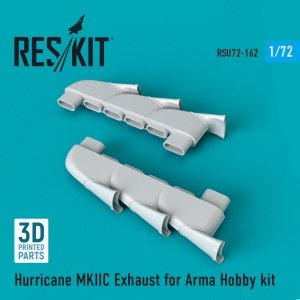 RESKIT RSU72-0162 HURRICANE MKIIC EXHAUST FOR ARMA HOBBY KIT 1/72