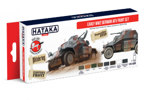 Hataka HTK-AS88 Early WW2 German AFV paint set 8x17ml