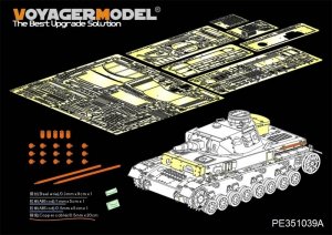 Voyager Model PE351039 WWII German Pz.Kpfw.IV Ausf.F1 Vorpanzer Basic（A ver without included Ammo）（For Border BT-003）1/35