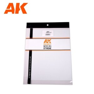 AK Interactive AK6577 1.5MM THICKNESS X 245 X 195MM – STYRENE SHEET – (1 UNITS)
