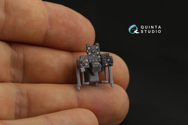 Quinta Studio QD48141 Ki-61-Id 3D-Printed &amp; coloured Interior on decal paper (Tamiya) 1/48