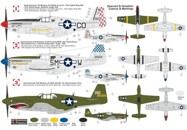 Kovozavody Prostejov KPM0246 F-6C „Photo-recce Mustang“ 1/72