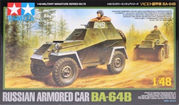Tamiya 32576 BA-64B Russian Armoured Car (1:48)