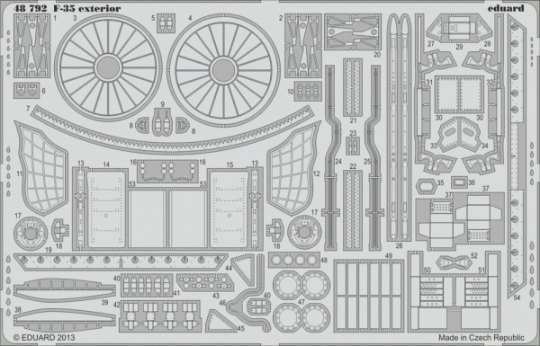 Eduard 48792 F-35B exterior KITTY HAWK 1/48