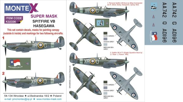 Montex K32336 SPITFIRE VB 1/32