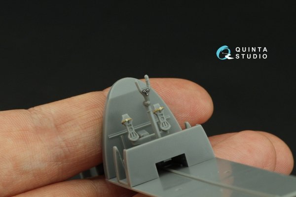 Quinta Studio QD48515 Do 335A-12 Trainer 3D-Printed &amp; coloured Interior on decal paper (Tamiya) 1/48
