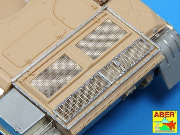 Aber 35G28 Grilles for Russian tank T-55 also Tiran 5 (1:35)