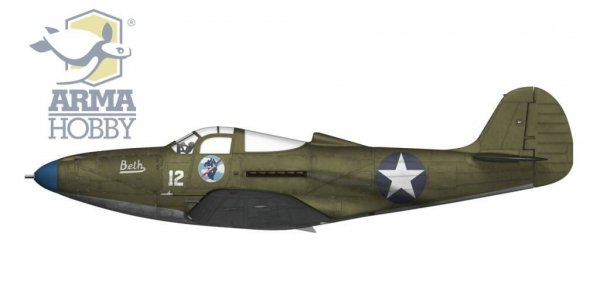 Arma Hobby 70049 Cactus Air Force F4F-4 Wildcat + P-400/P-39D Airacobra Deluxe Set 1/72